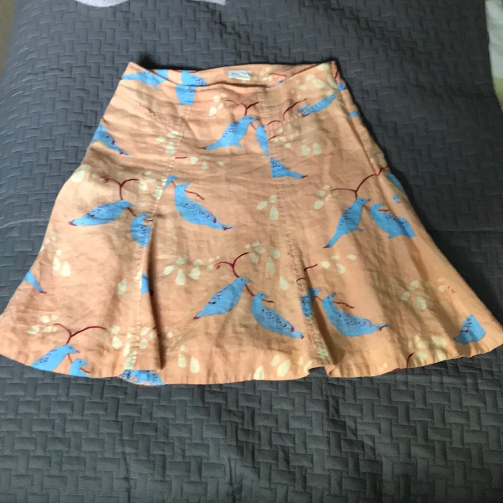 A-line linen skirt by Meadow Rue